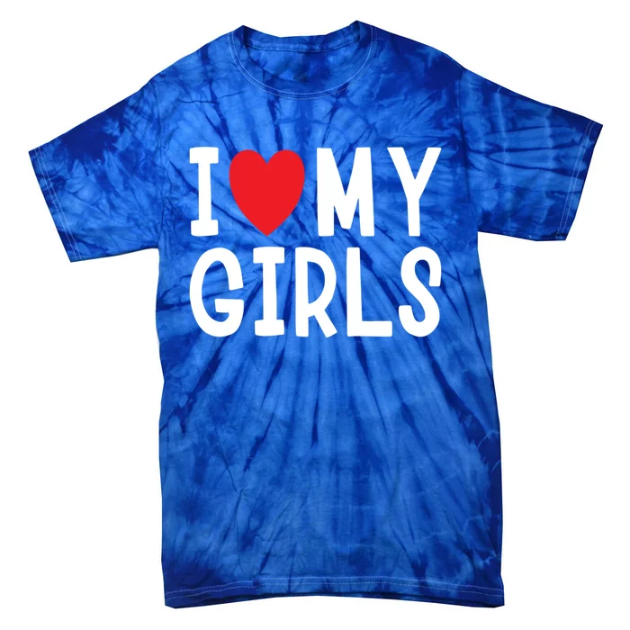 I Love My Family Celebration Cute Gift Tie-Dye T-Shirt