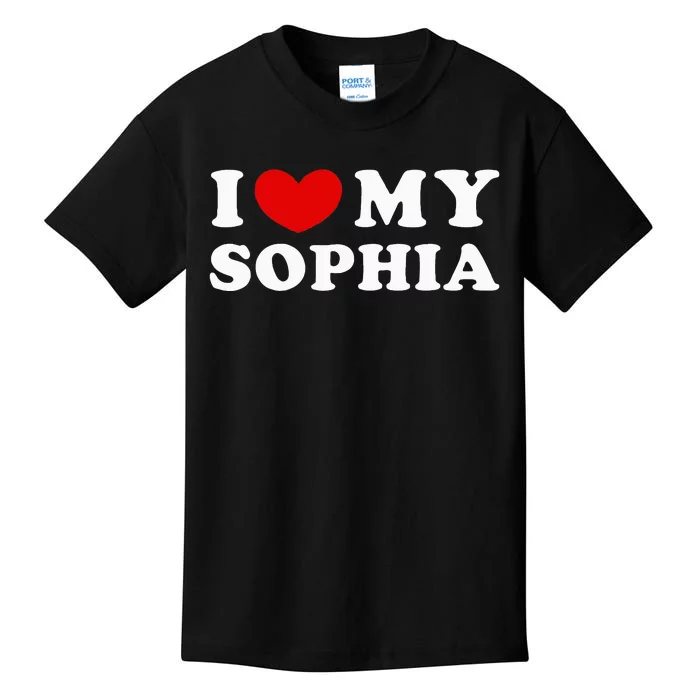 I Love My Sophia Kids T-Shirt