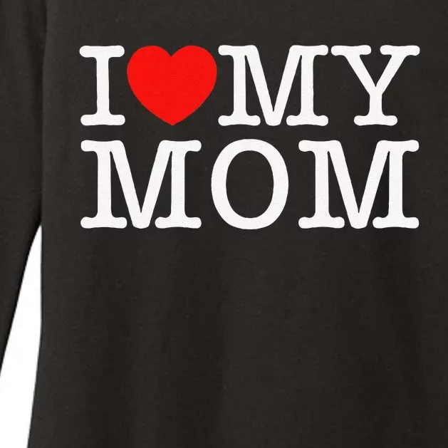 I Love My Mom Womens CVC Long Sleeve Shirt