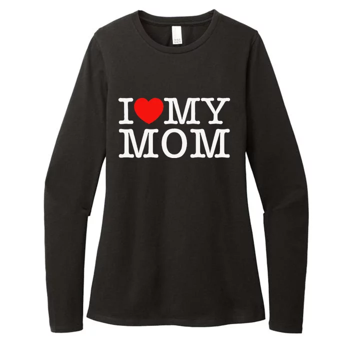 I Love My Mom Womens CVC Long Sleeve Shirt