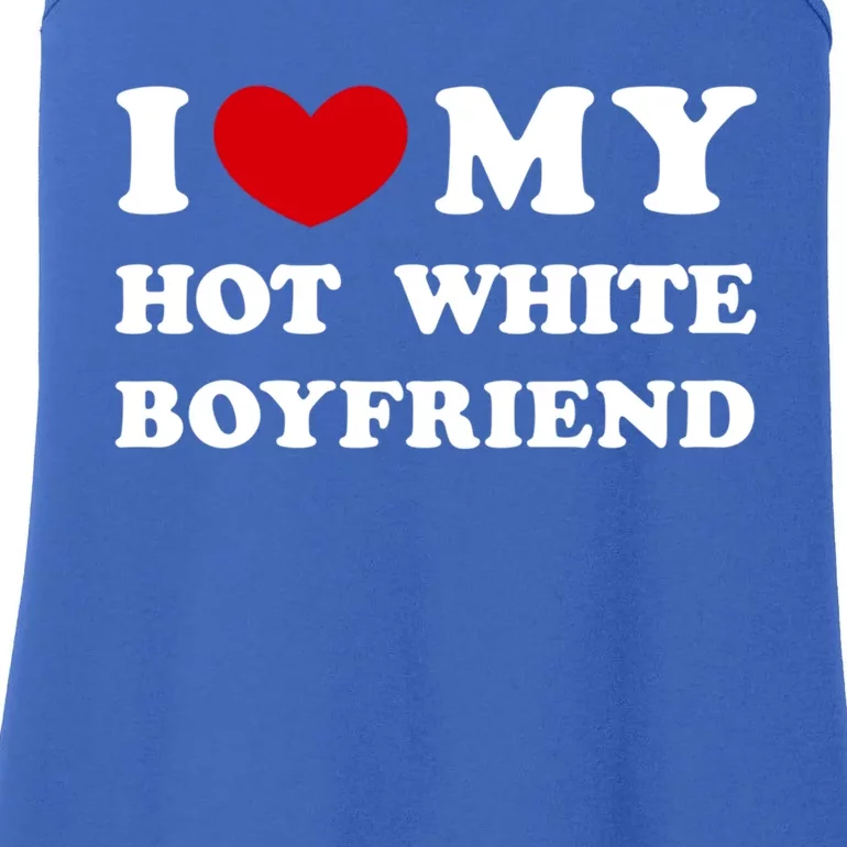 I Love My Hot White Friend Cool Gift Ladies Essential Tank