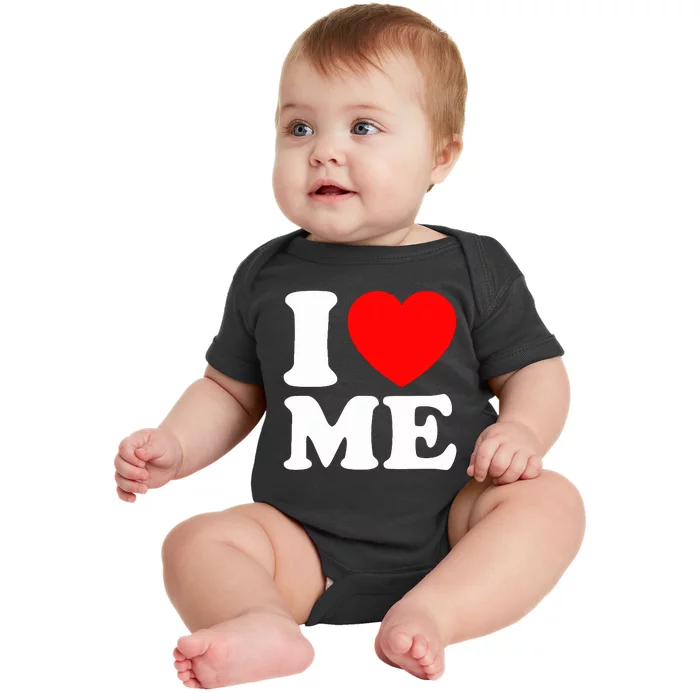 I Love Me Maine I Heart Me Maine Vintage Style Retro Baby Bodysuit