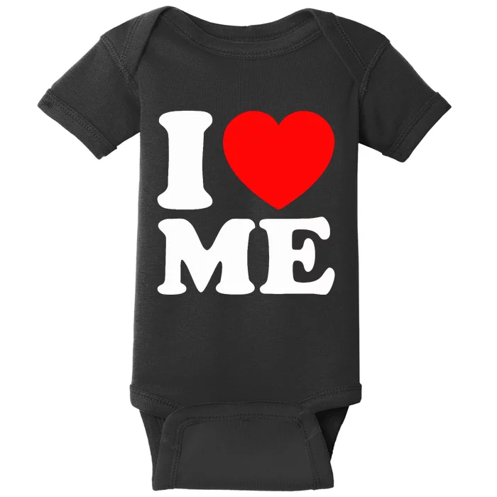 I Love Me Maine I Heart Me Maine Vintage Style Retro Baby Bodysuit