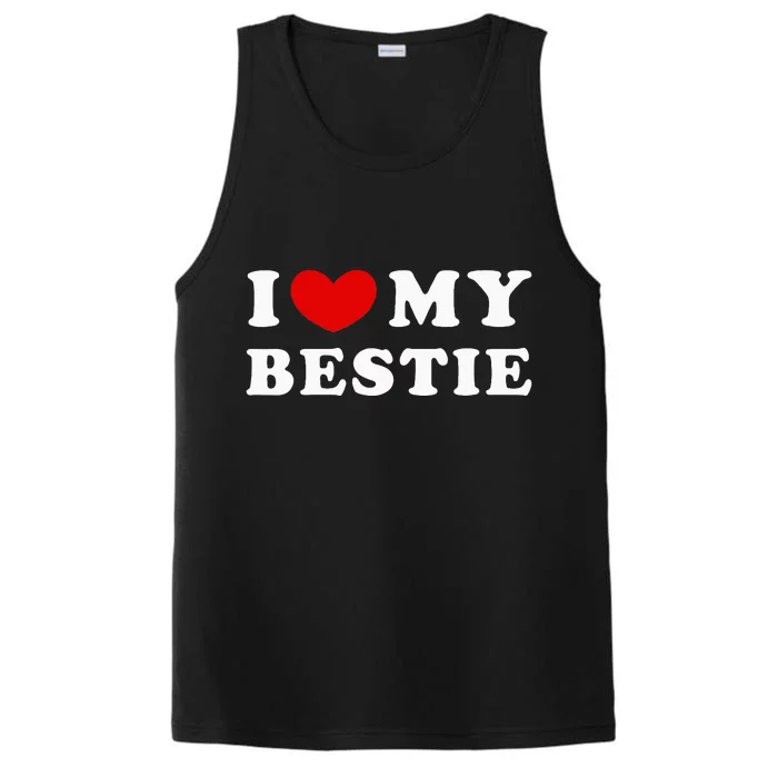 I Love My Bestie Performance Tank