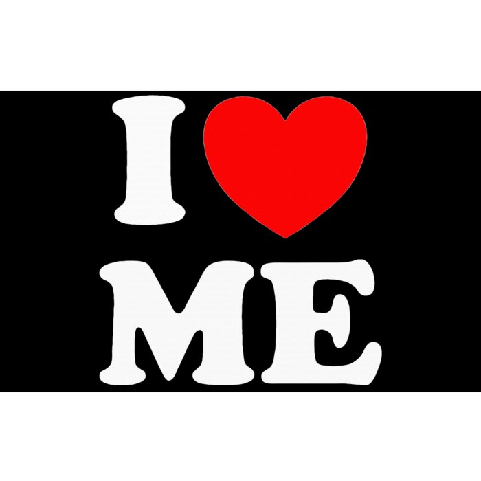 I Love Me I Red Heart Me Bumper Sticker