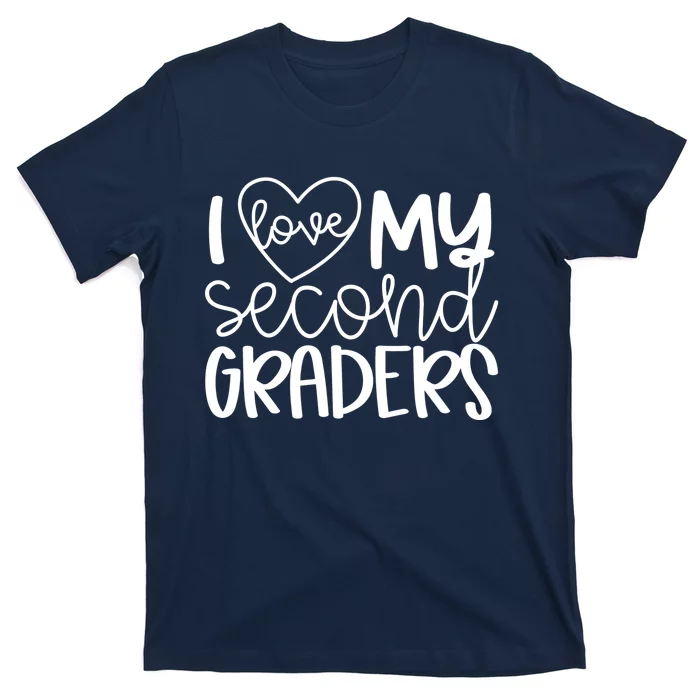 I love My Second Graders (2nd) Back to School Matching Group T-Shirt