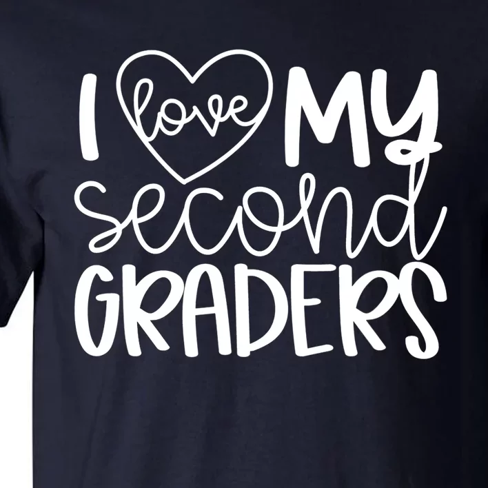 I love My Second Graders (2nd) Back to School Matching Group Tall T-Shirt