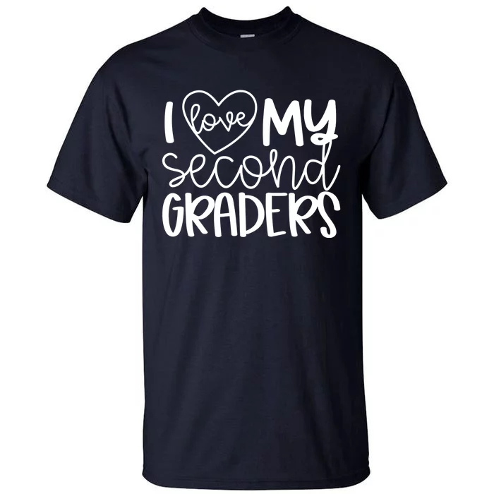 I love My Second Graders (2nd) Back to School Matching Group Tall T-Shirt