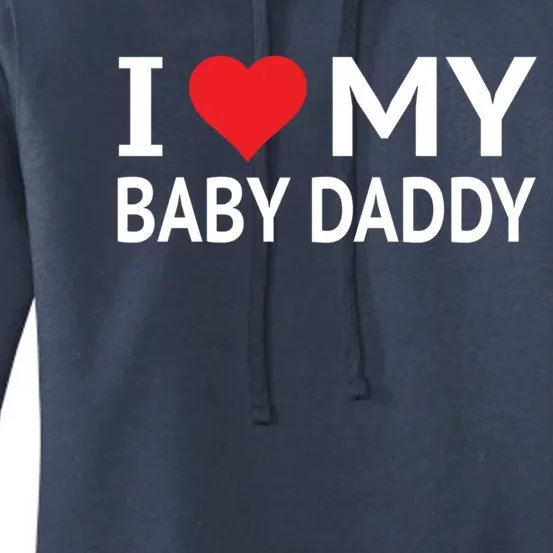 I Love My Daddy Funny Gift Women's Pullover Hoodie