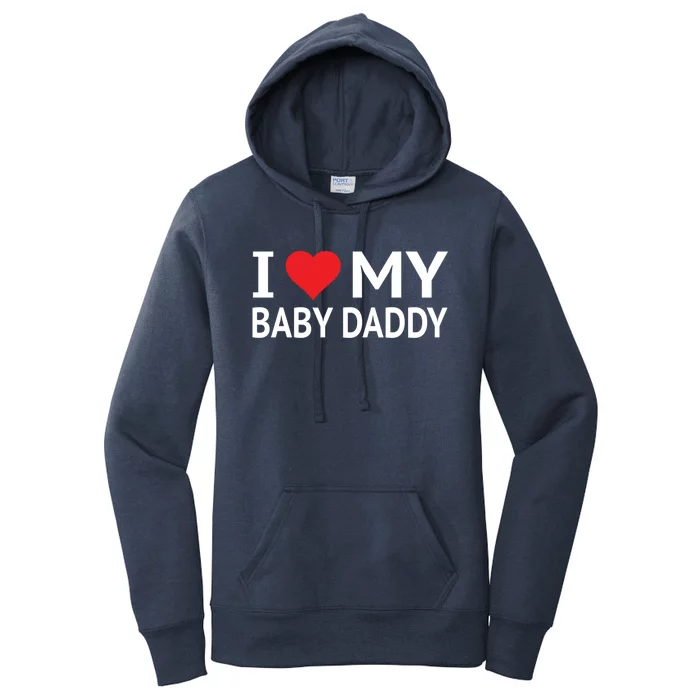 I Love My Daddy Funny Gift Women's Pullover Hoodie