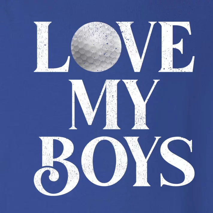 I Love My Golf Funny Golf Dad Fathers Day Gift Toddler Long Sleeve Shirt