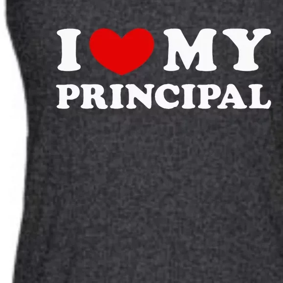 I Love My Principal I Heart My Principal Ladies Essential Flowy Tank