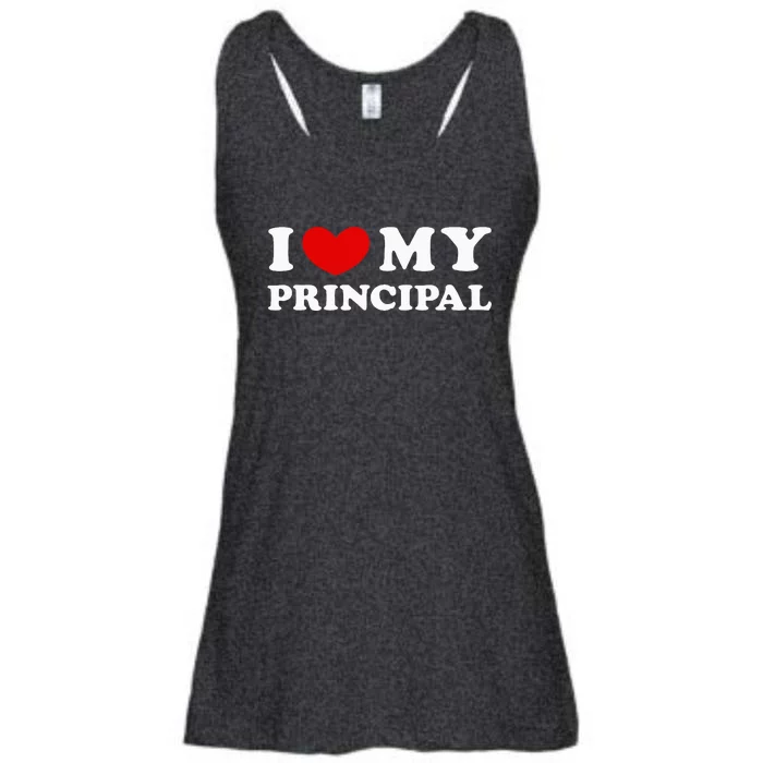 I Love My Principal I Heart My Principal Ladies Essential Flowy Tank