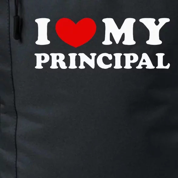 I Love My Principal I Heart My Principal Daily Commute Backpack