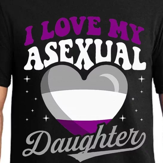 I Love My Asexual Daughter Pride Month Proud Mom Dad Pajama Set