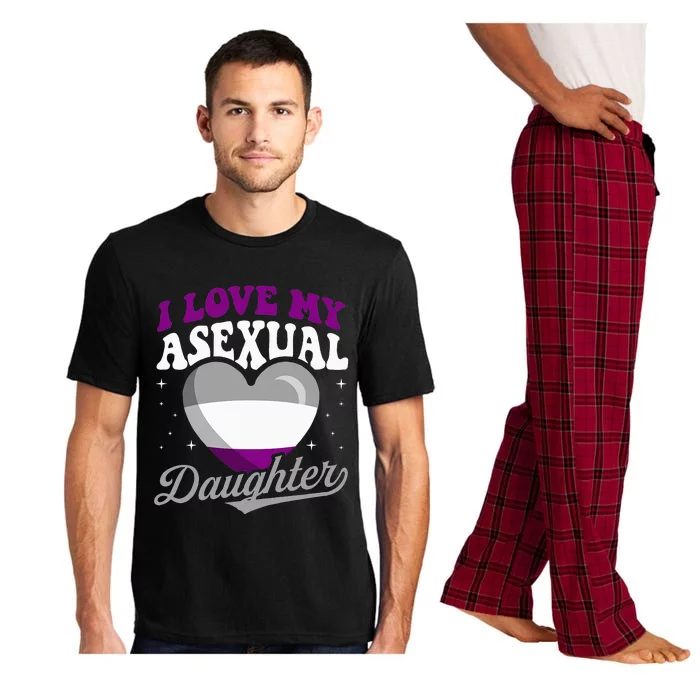 I Love My Asexual Daughter Pride Month Proud Mom Dad Pajama Set