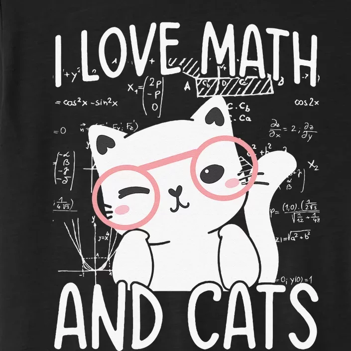 I Love Math And Cats ChromaSoft Performance T-Shirt