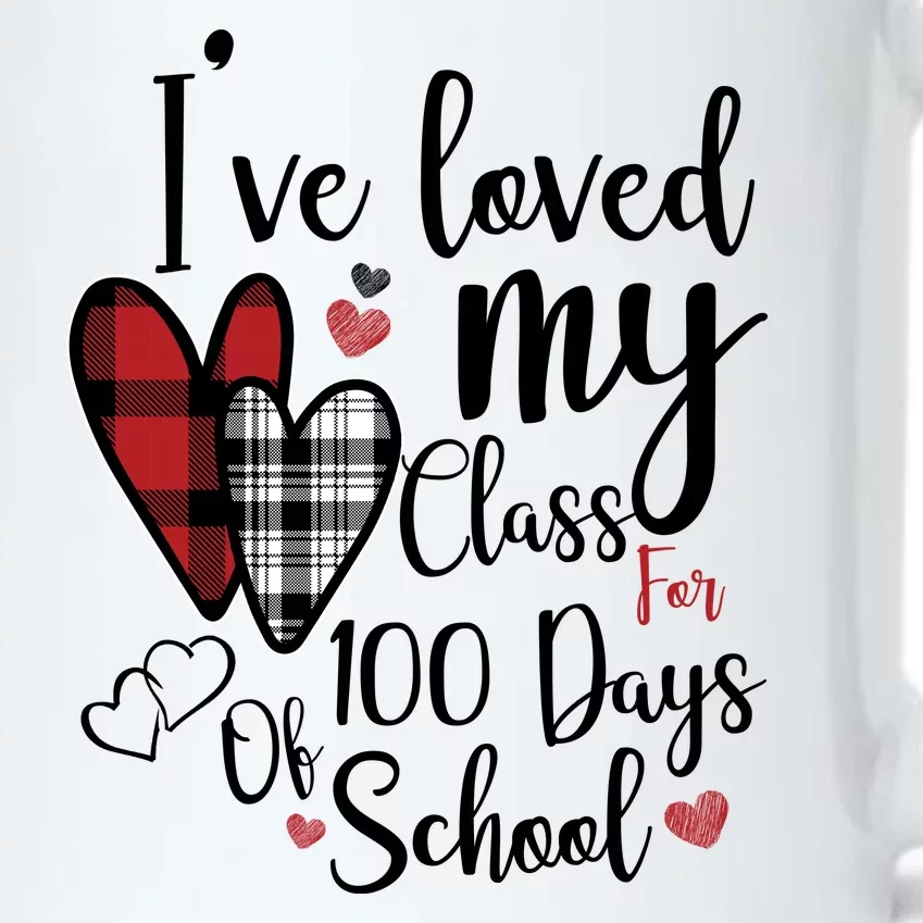 I've Loved My Class For 100 Days School Cute Valentine Black Color Changing Mug