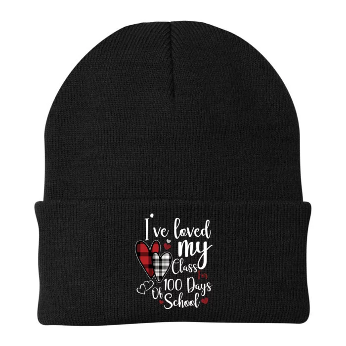 I've Loved My Class For 100 Days School Cute Valentine Knit Cap Winter Beanie