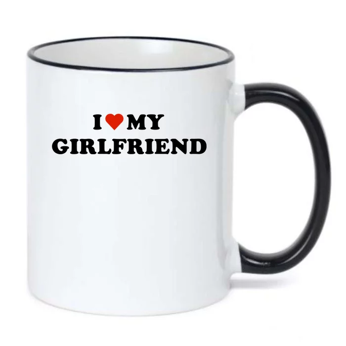 I Love My Gf Black Color Changing Mug