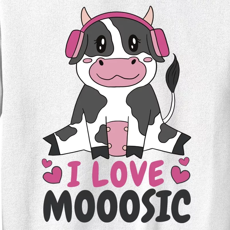 I Love Music Cow Sweatshirt