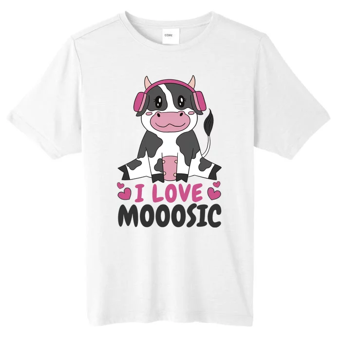 I Love Music Cow ChromaSoft Performance T-Shirt