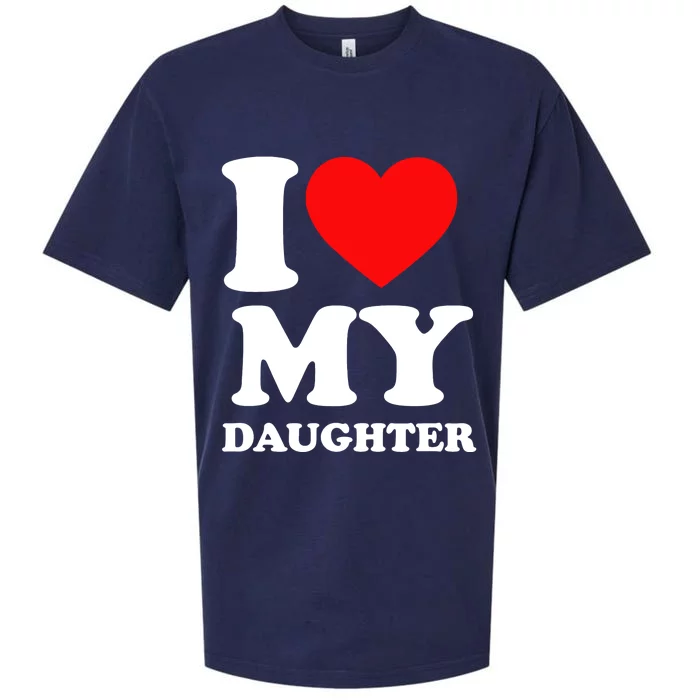 I Love My Daughter Sueded Cloud Jersey T-Shirt