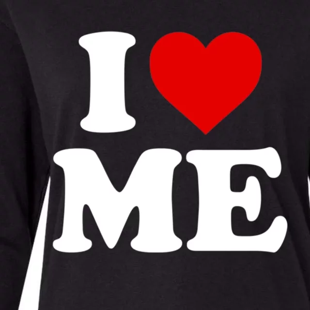 I Love Me Heart Maine Gift Womens Cotton Relaxed Long Sleeve T-Shirt