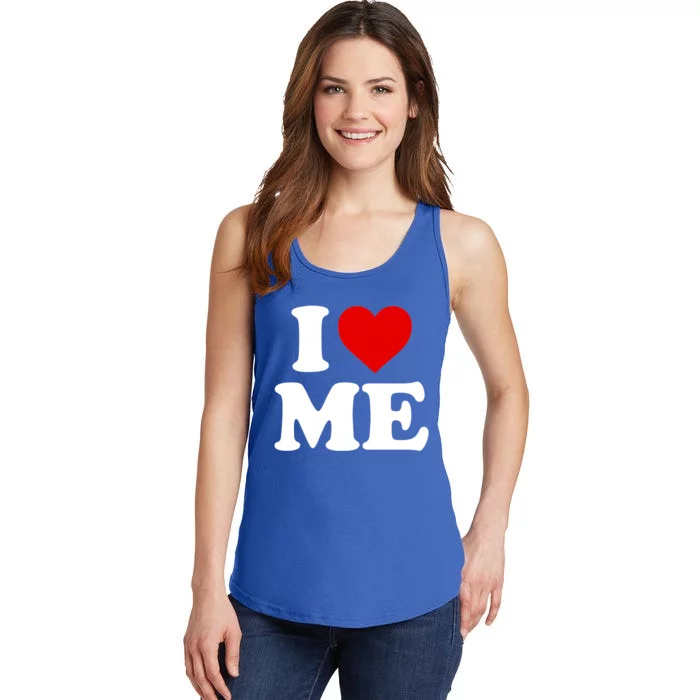 I Love Me Heart Maine Gift Ladies Essential Tank