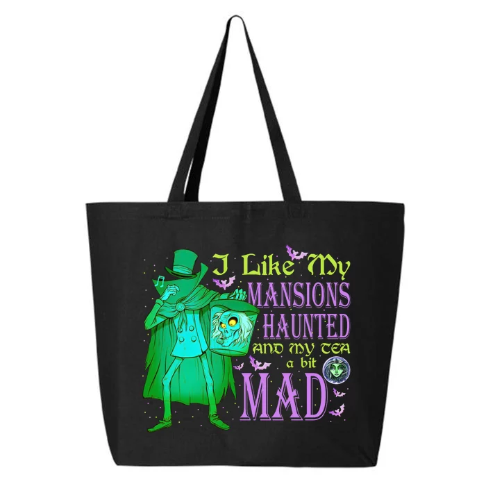 I Like My Mansions Haunted My Tea A Bit Mad Ghosts Madame 25L Jumbo Tote