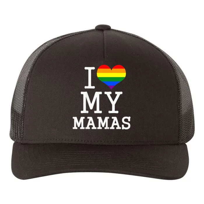 I Love My Mamas Mothers Day Yupoong Adult 5-Panel Trucker Hat