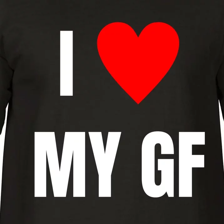 I Love My GF Girlfriend Heart Comfort Colors T-Shirt