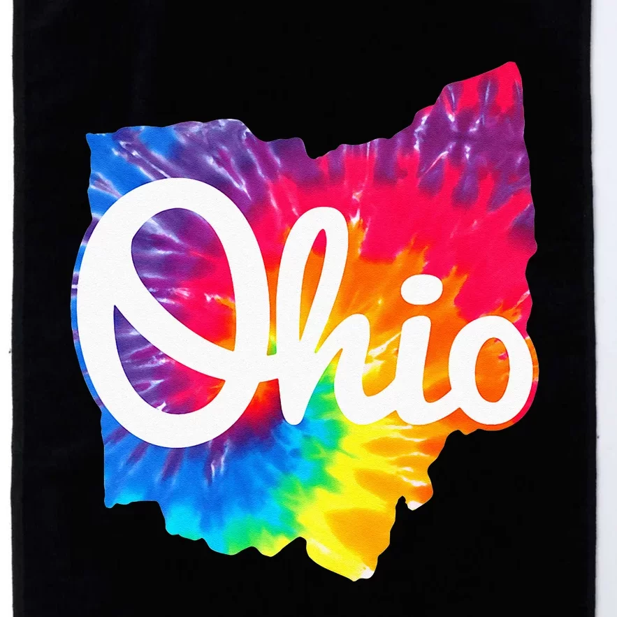 I Love My Ohio Home Script Ohio Platinum Collection Golf Towel