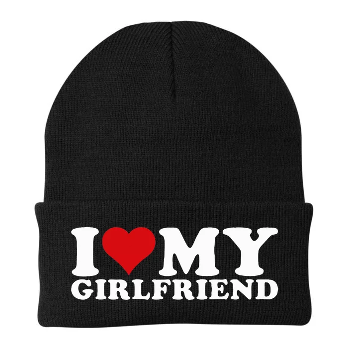 I Love My Girlfriend Gf I Heart My Girlfriend Knit Cap Winter Beanie