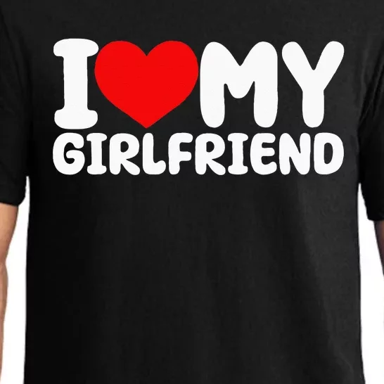 I Love My Girlfriend I Heart My Girlfriend Pajama Set