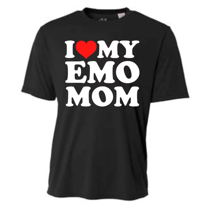 I Love My Emo Mom Cool Gift Cooling Performance Crew T-Shirt