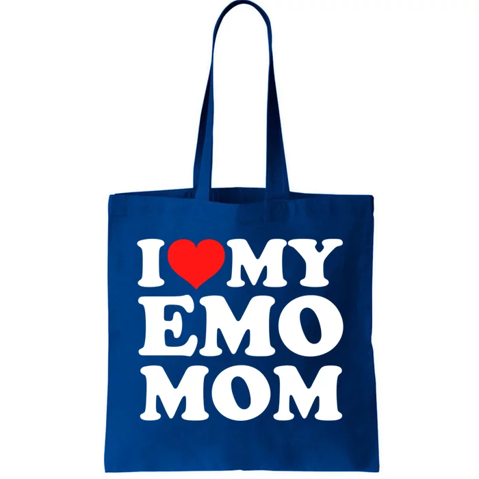 I Love My Emo Mom Cool Gift Tote Bag