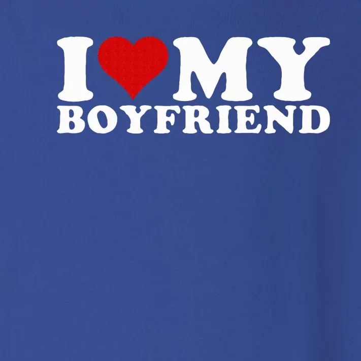 I Love My Boyfriend Bf I Heart My Boyfriend BF Toddler Long Sleeve Shirt