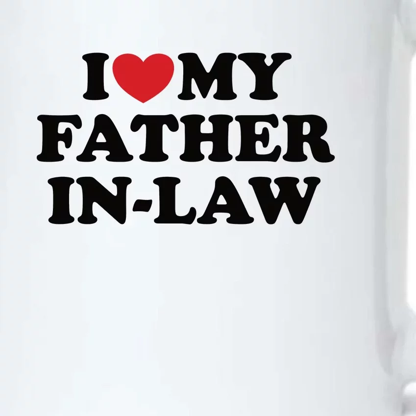 I Love My Father In Law Black Color Changing Mug