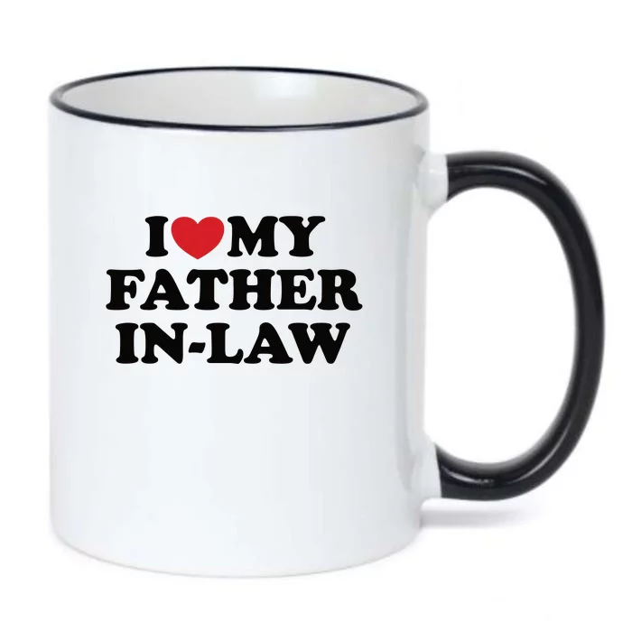 I Love My Father In Law Black Color Changing Mug