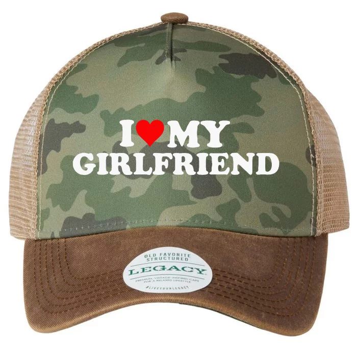 I Love My Hot Girlfriend Legacy Tie Dye Trucker Hat