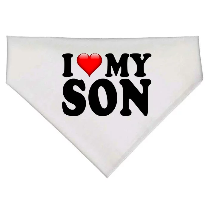 I Love My Son USA-Made Doggie Bandana