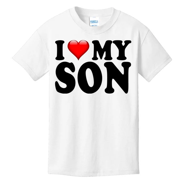 I Love My Son Kids T-Shirt