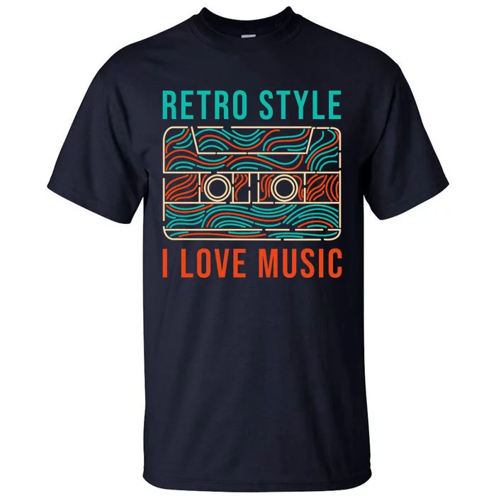 I Love Music Tall T-Shirt