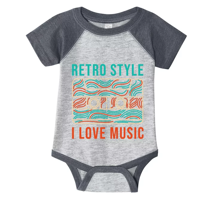 I Love Music Infant Baby Jersey Bodysuit