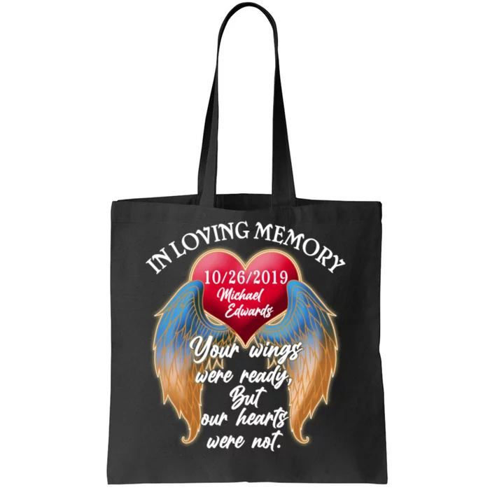 In Loving Memory Personalized Rip Customized Family Custom Tote Bag