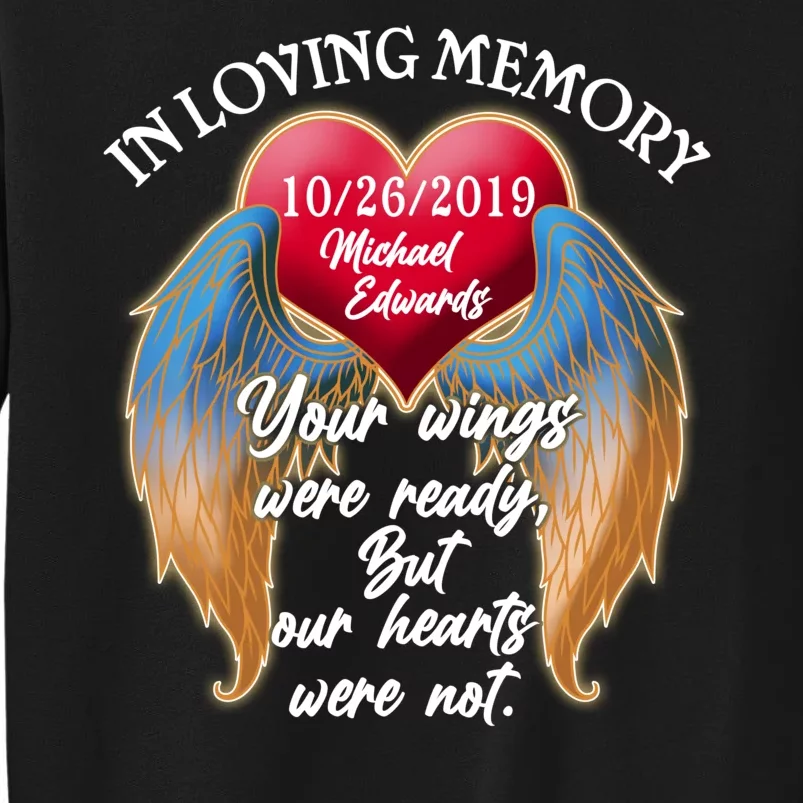 In Loving Memory Personalized Rip Customized Family Custom Tall Sweatshirt