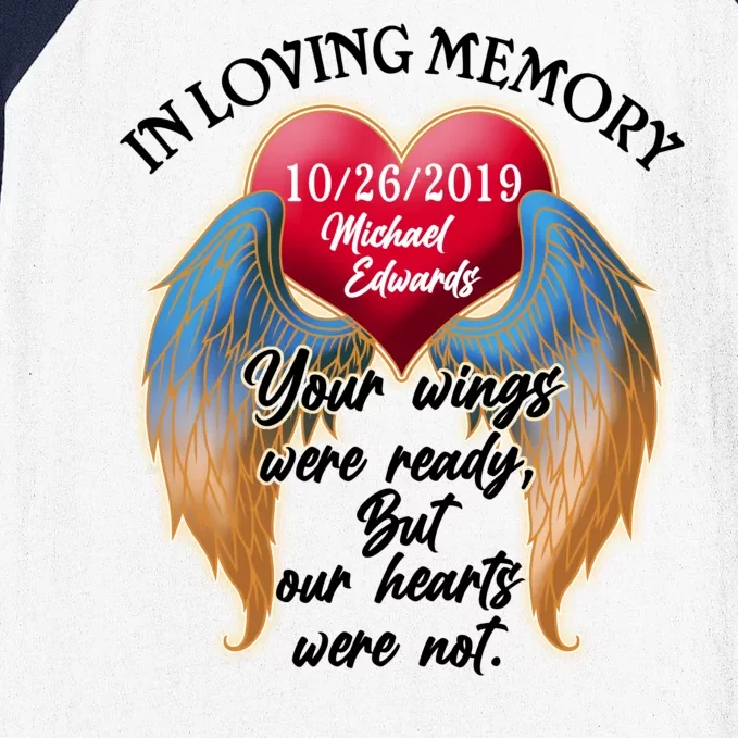 In Loving Memory Personalized Rip Customized Family Custom Baseball Sleeve Shirt