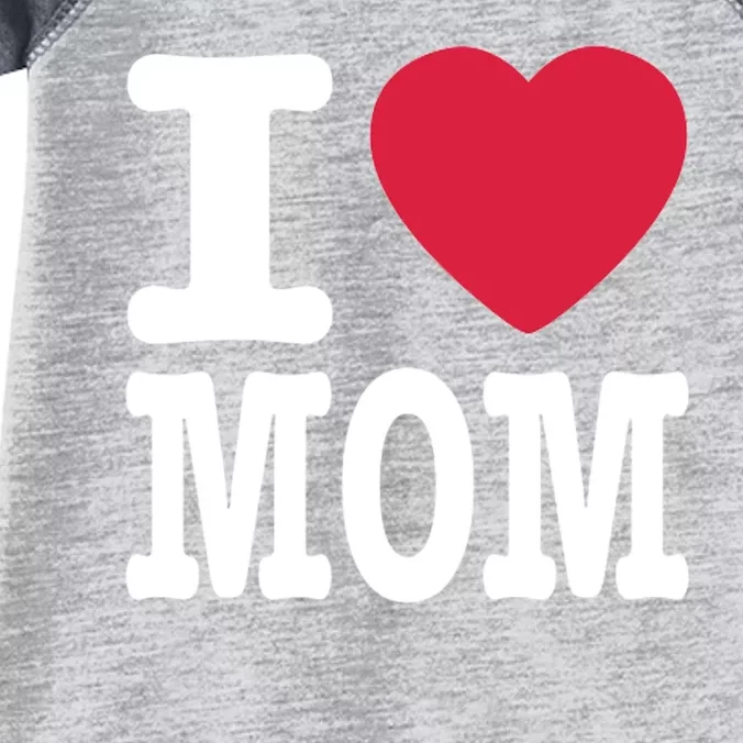 I Love Mom Gift Infant Baby Jersey Bodysuit