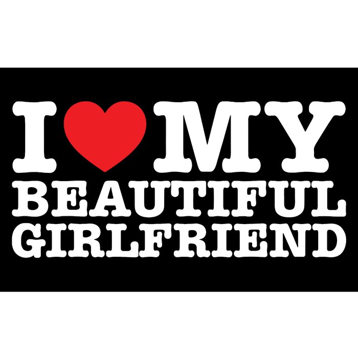 I Love My Beautiful Girlfriend Gf Bumper Sticker